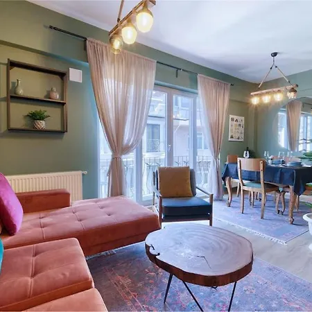 Apartment Cozy Center 1br W Balcony Near Galataport ! *