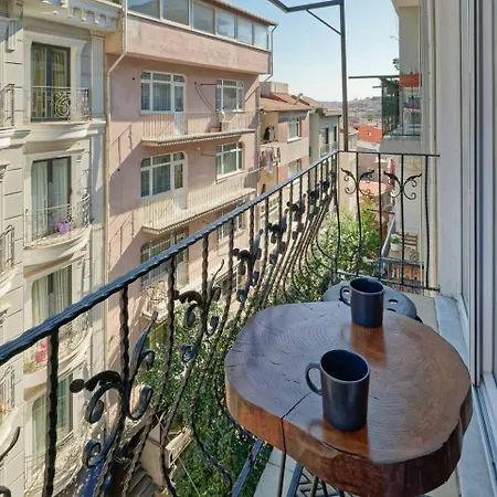 Apartment Cozy Center 1br W Balcony Near Galataport ! Istanbul